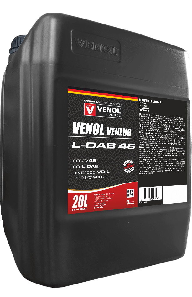 VENOL_OLEJ_SPRĘŻARKOWY_ VENLUB L DAB 46_20L